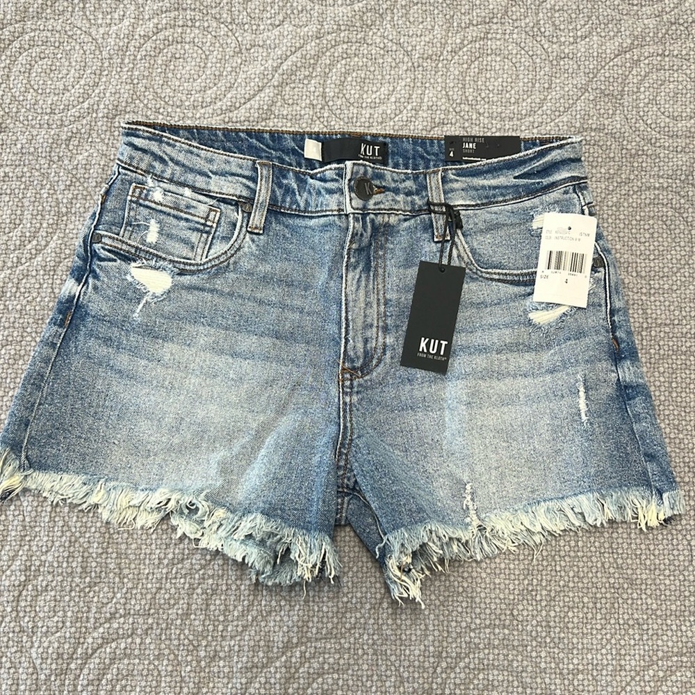 Kut from the Kloth high rise Jane short, size 4, NWT